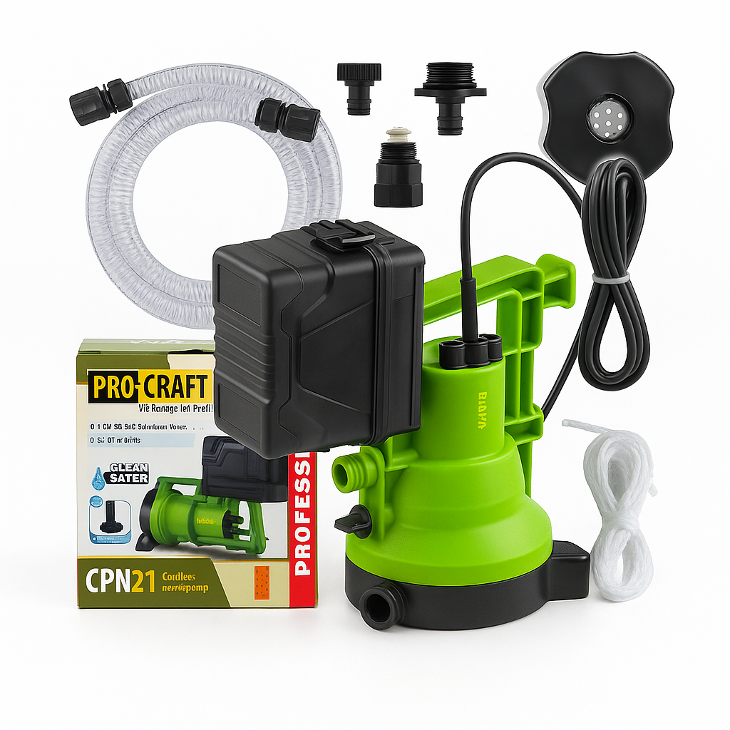 20V Akkus Merülő + Jet Vízipumpa