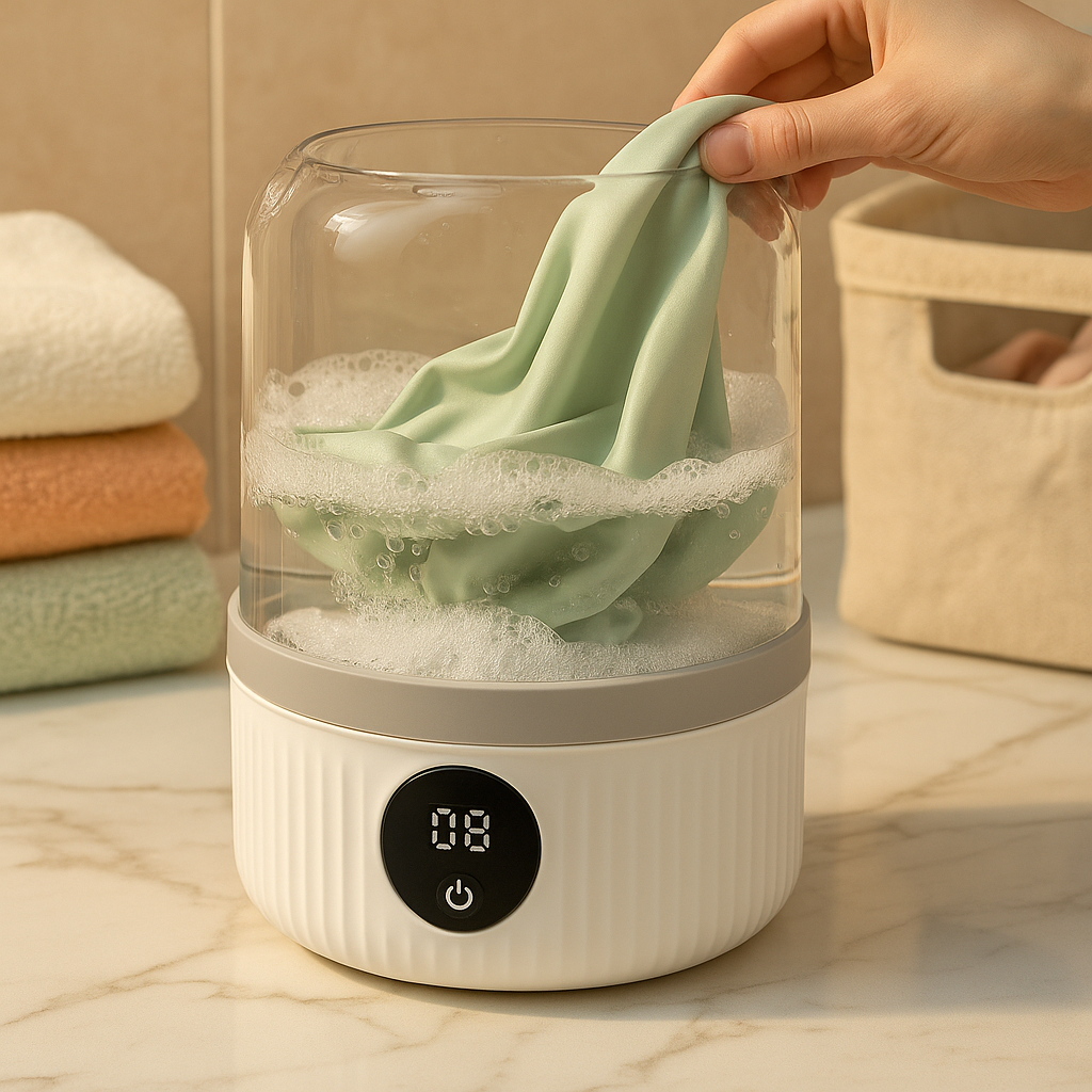 Mini Hordozható Fehérnemű Mosógép