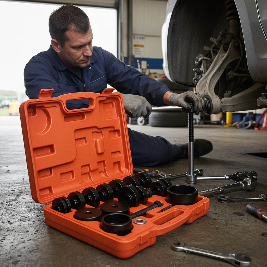 Kerékcsapágy kihúzó és beszerelő készletet