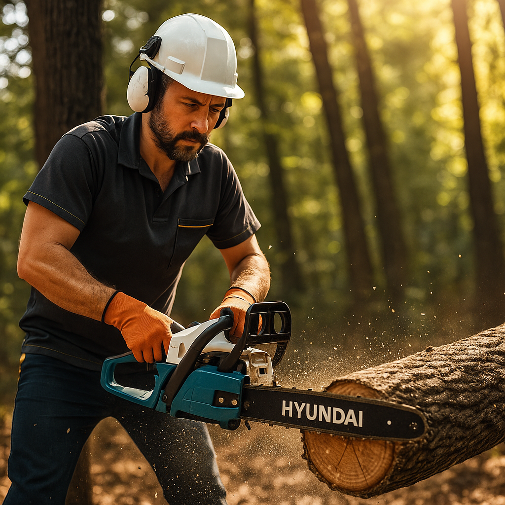 HYUNDAI Benzinmotoros Láncfűrész