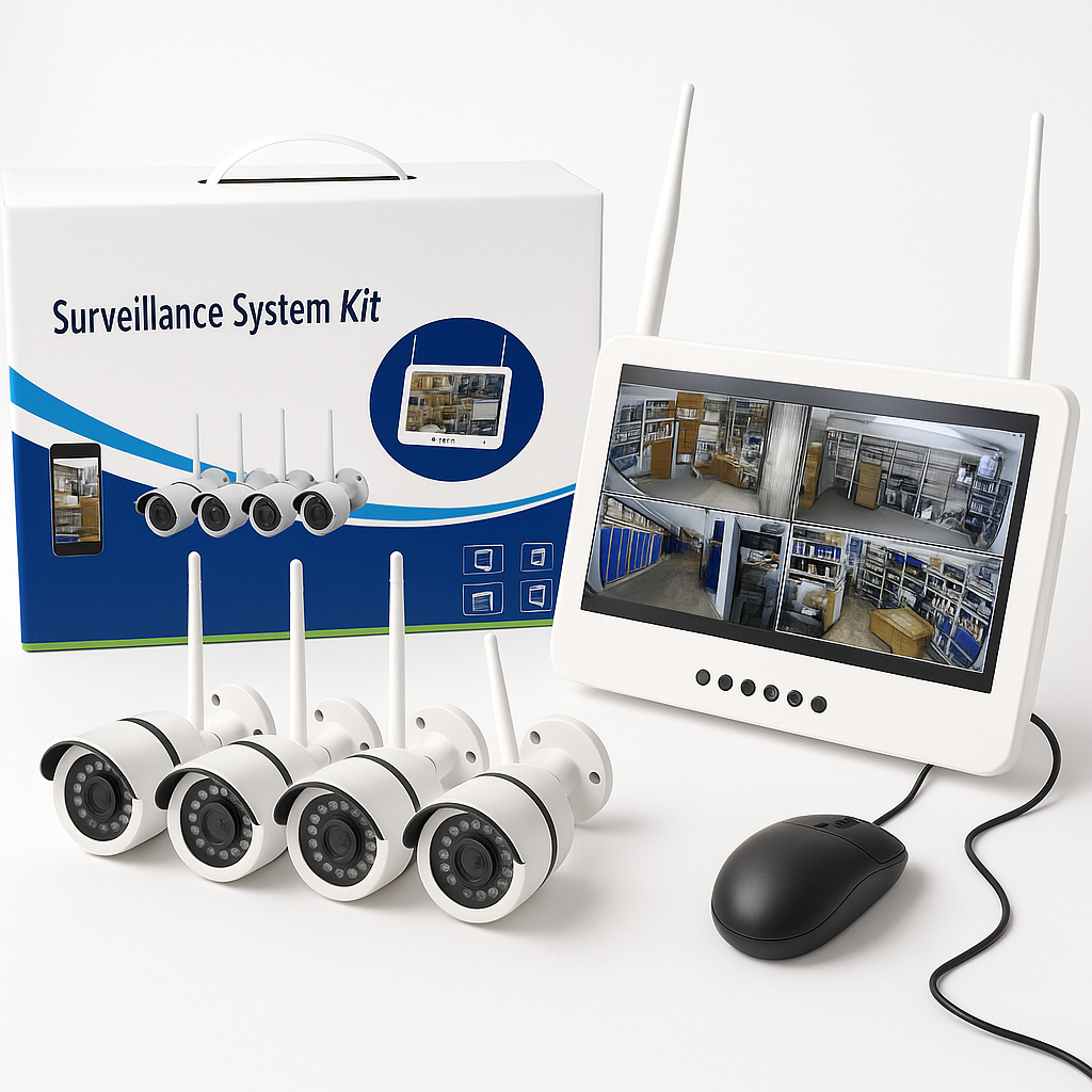 4CH WNVR Megfigyelő Rendszer