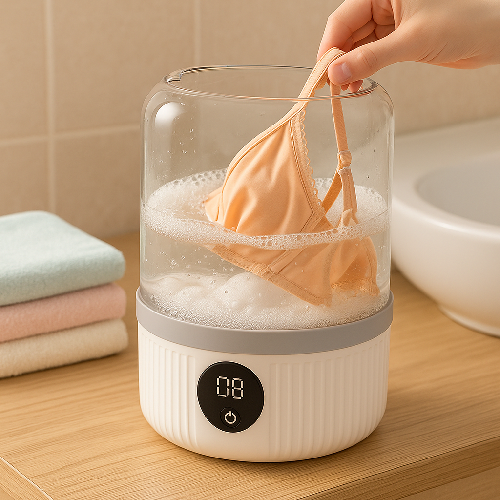 Mini Hordozható Fehérnemű Mosógép