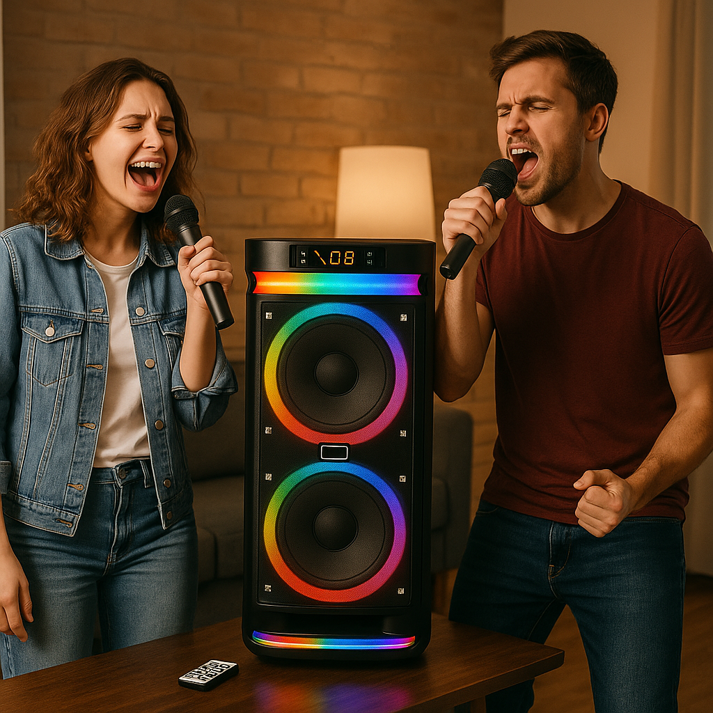 iKaraoke Box 360° RGB Light – Hangrendszer