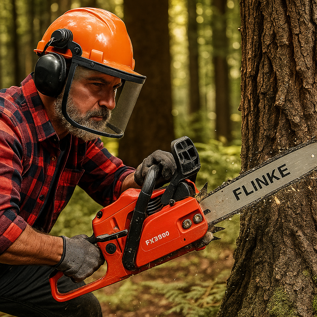 Flinke Benzinmotoros Láncfűrész