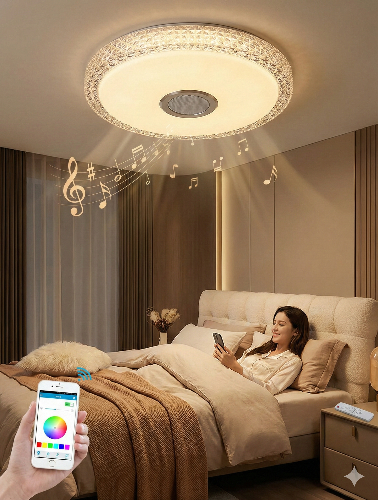 Luxus Starlight LED mennyezeti lámpa