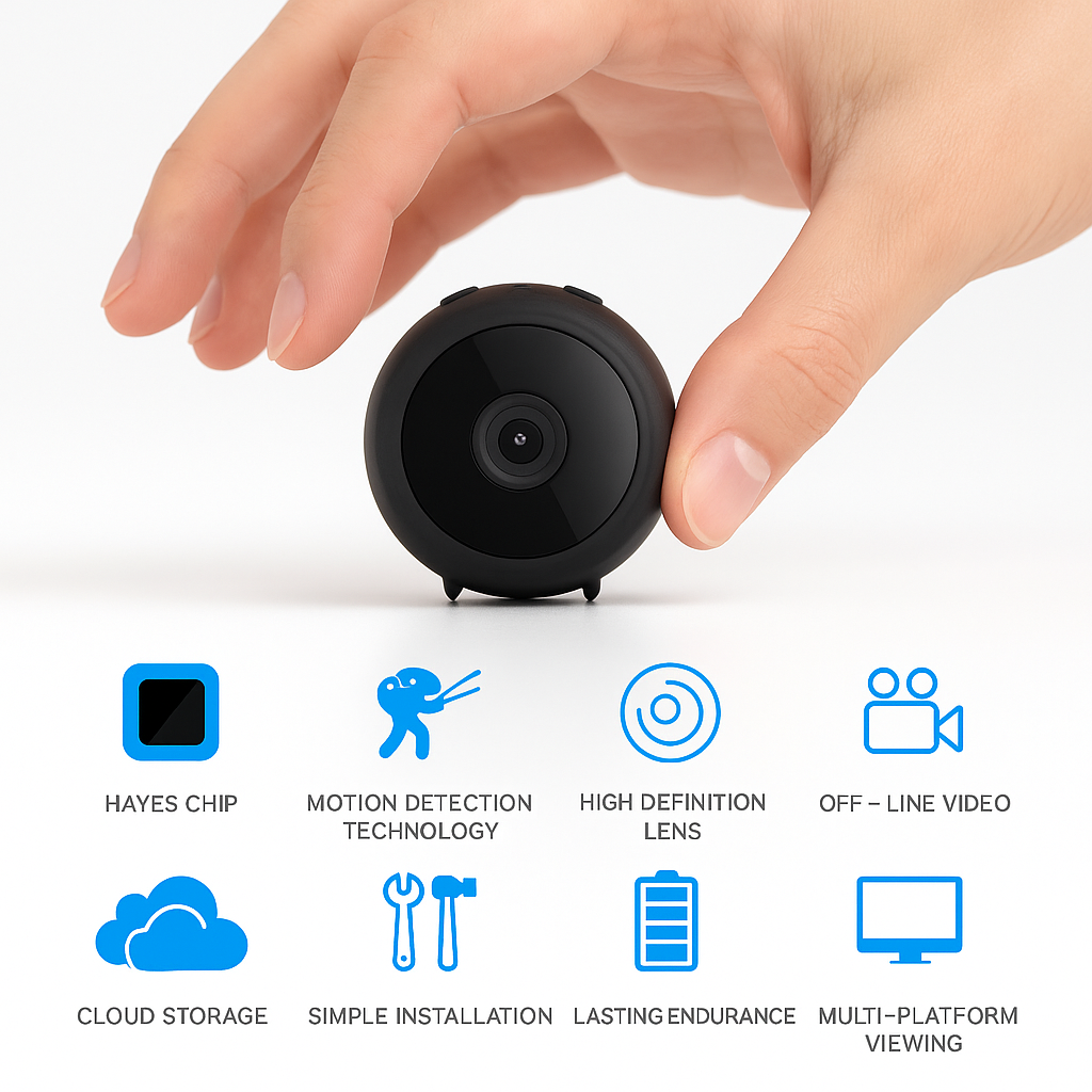 H6 Mini DV Kültéri Biztonsági Kamera