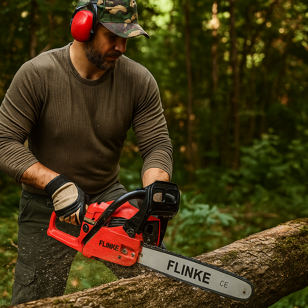 Flinke Benzinmotoros Láncfűrész