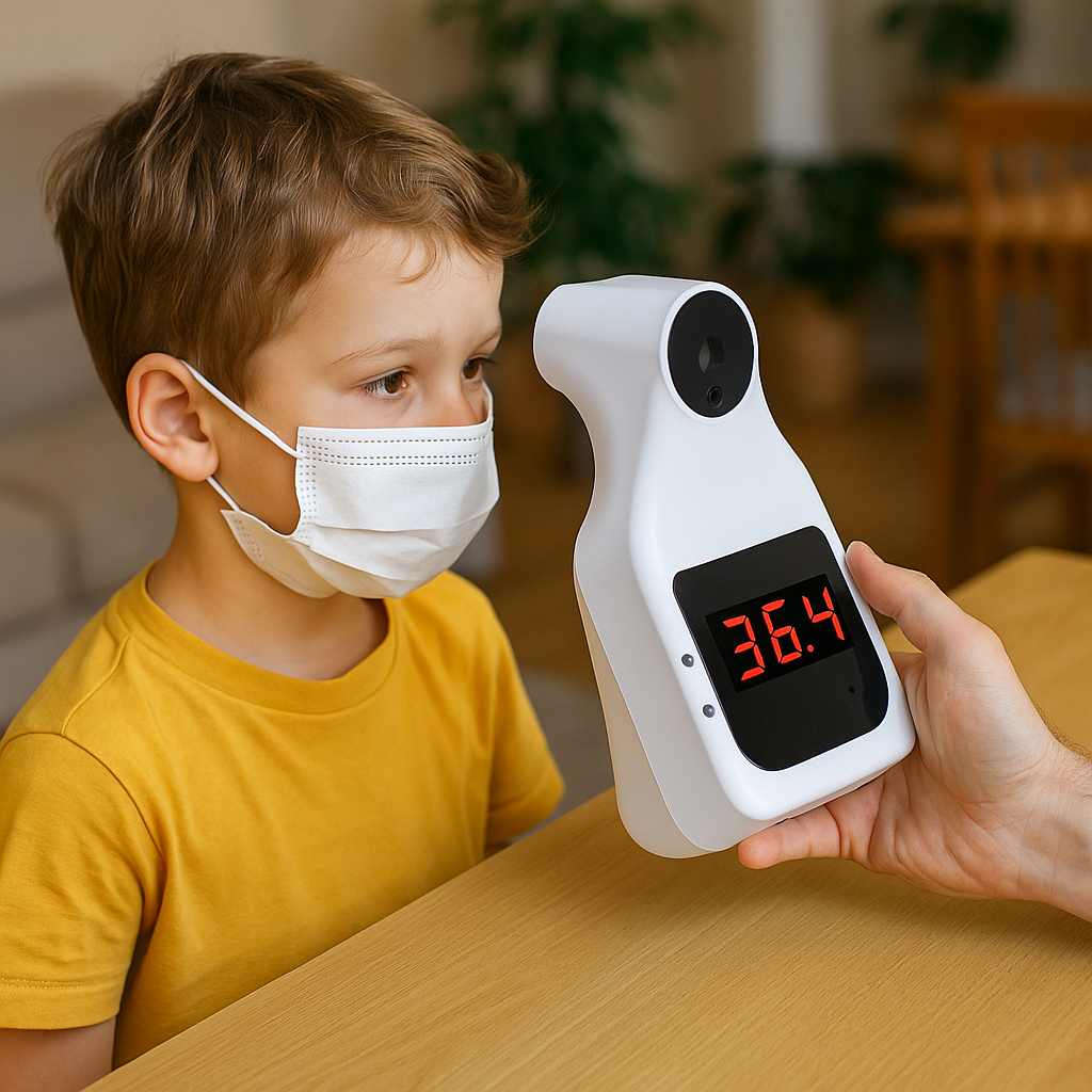 Érintésmentes Fali Infravörös Hőmérő