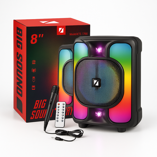 8 colos Bluetooth Karaoke Hangszóró
