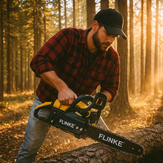 Flinke Benzinmotoros Láncfűrész