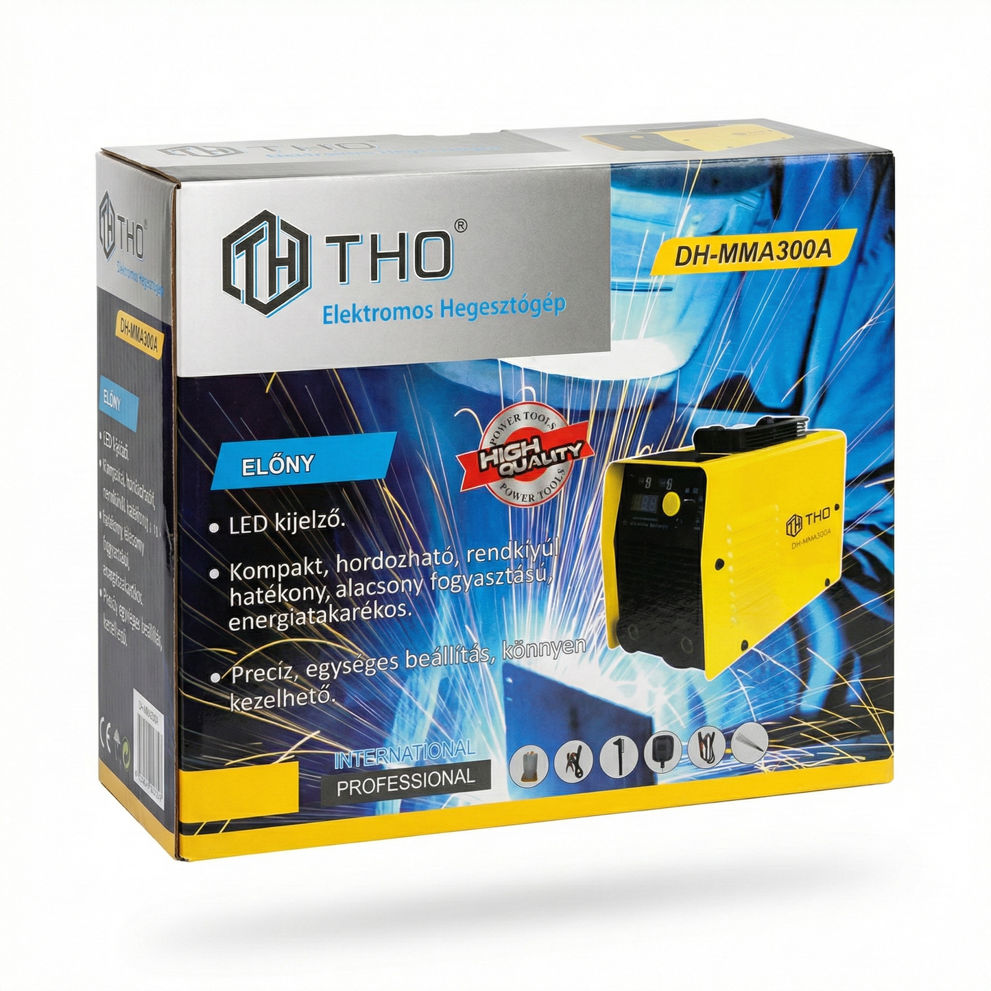 THO DH-MMA 300A inverteres hegesztőgép