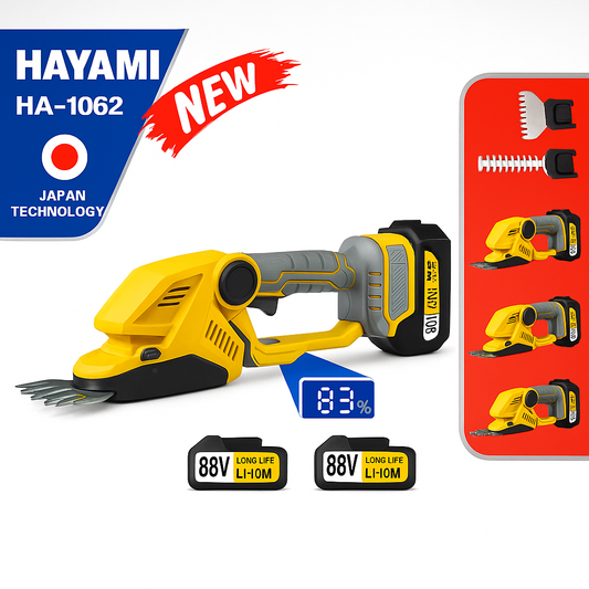 HAYAMI 88V Akkumulátoros Fű- és Sövényvágó