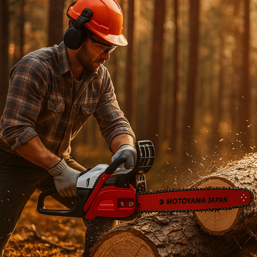 Motoyama Japan 8.5CP Benzines Láncfűrész