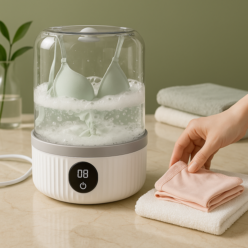 Mini Hordozható Fehérnemű Mosógép