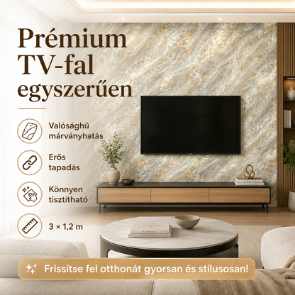 Bézs Márványhatású Öntapadós Falmatrica