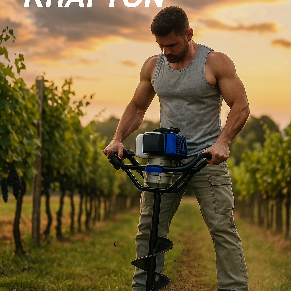 KRAFTON Benzinmotoros Földfúró – 6,3 LE