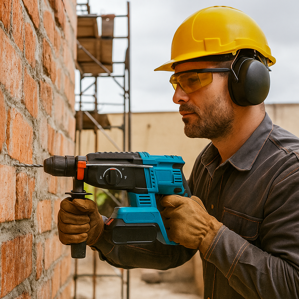 MAT-RIXX 4 Részes Kombinált Szerszámkészlet Erő Akkumulátorokkal