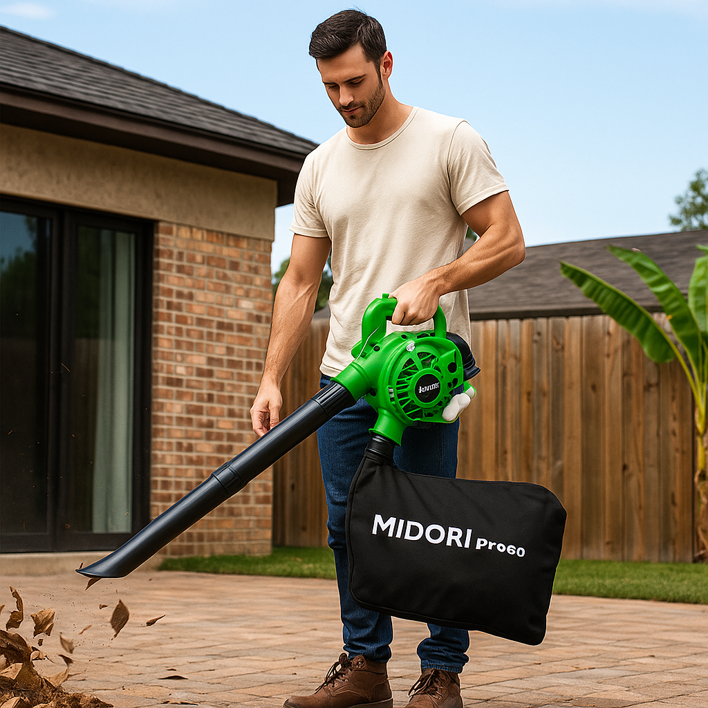 Midori Pro 4-az-1-ben Benzinmotoros Lombfúvó