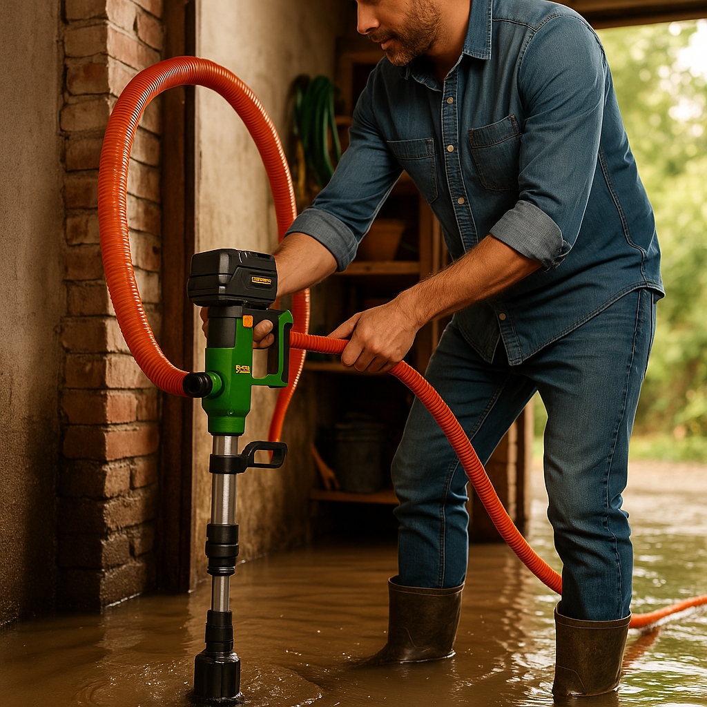 Akkumulátoros Teleszkópos Vízipumpa