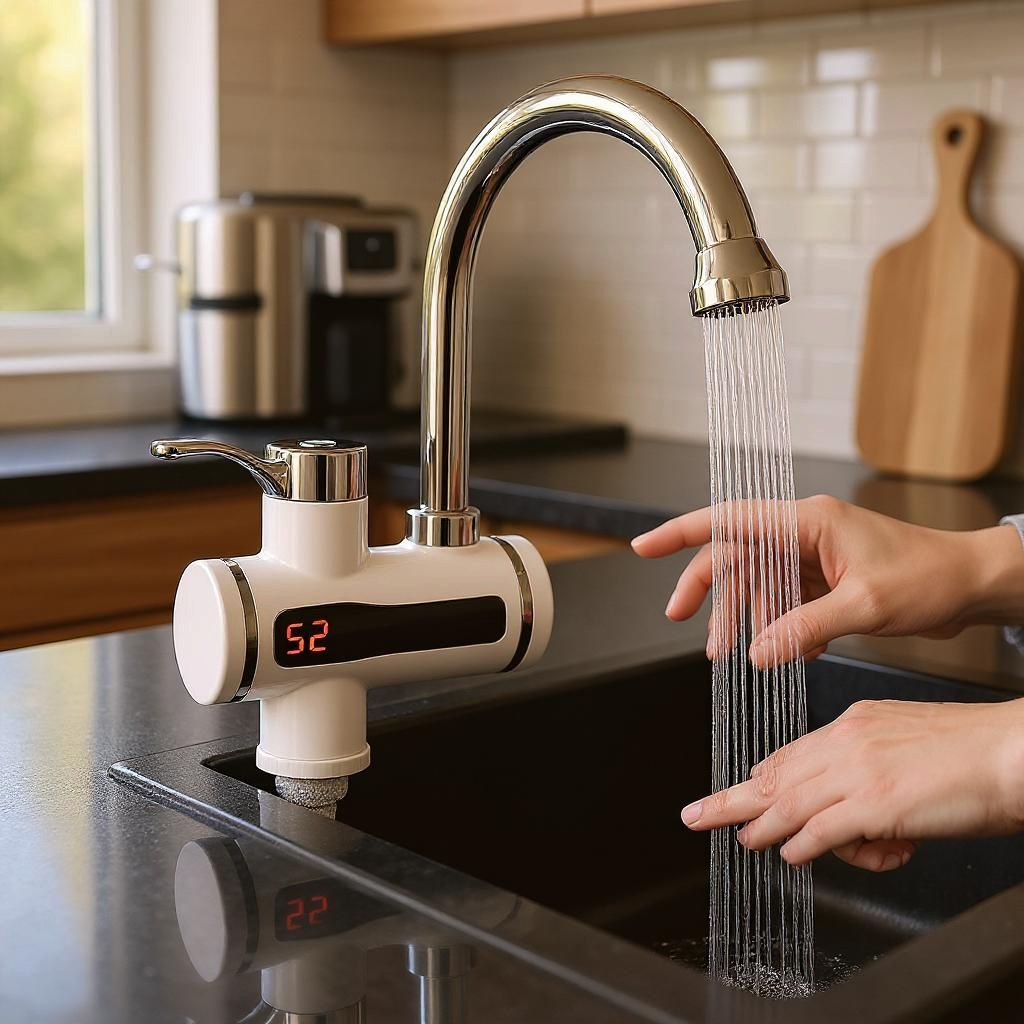 Azonnali melegvíz csaptelep