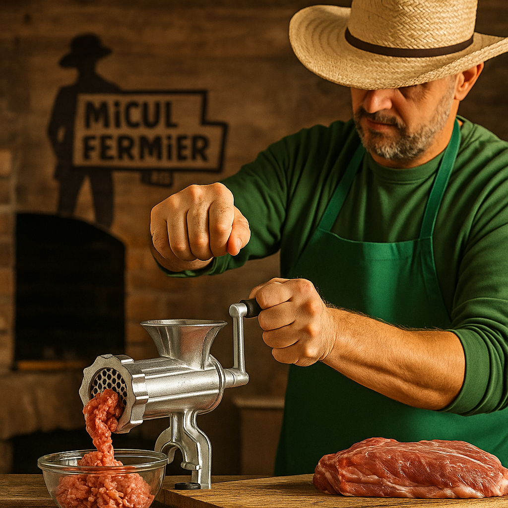 Micul Fermier Alumínium Húsdaráló