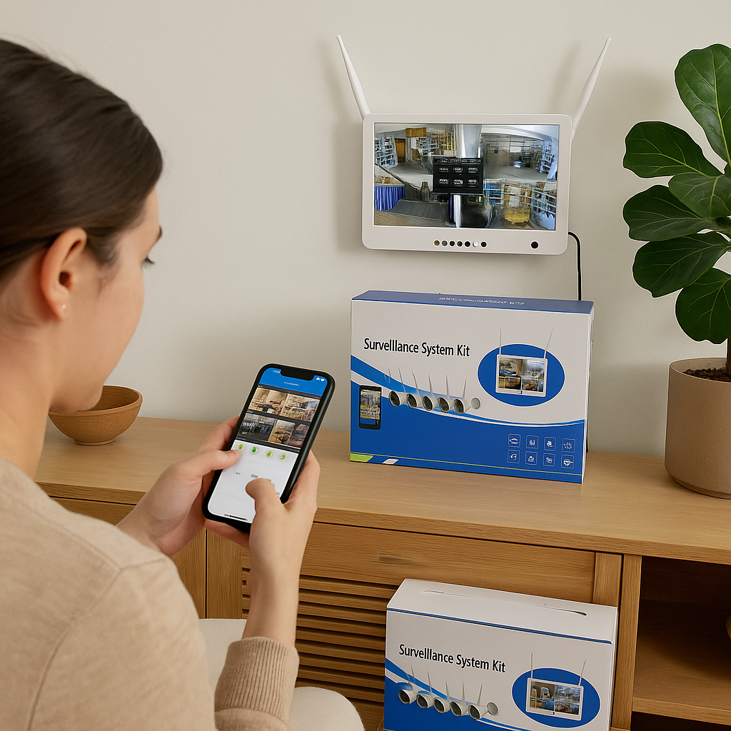 4CH WNVR Megfigyelő Rendszer