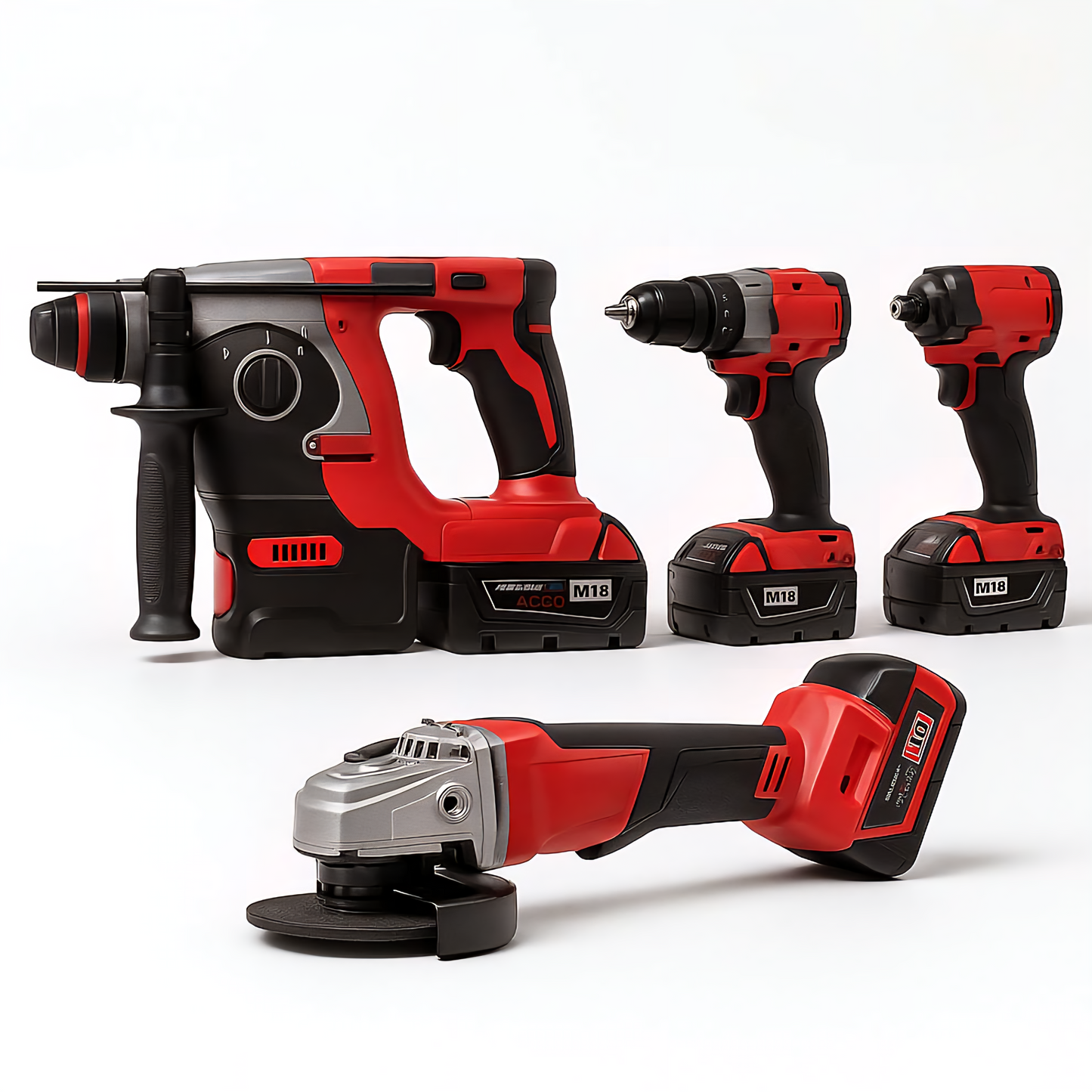 Professzionális 4 az 1-ben Akkus Szerszámkészlet