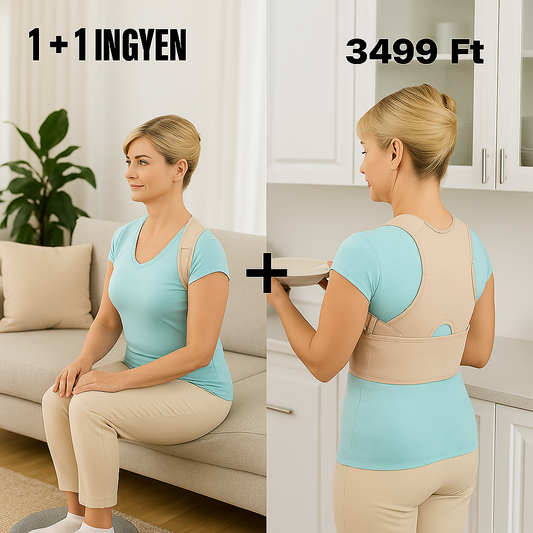 Háttámasz és Fájdalomcsillapító Testtartásjavító Mellény 1+1 ingyen