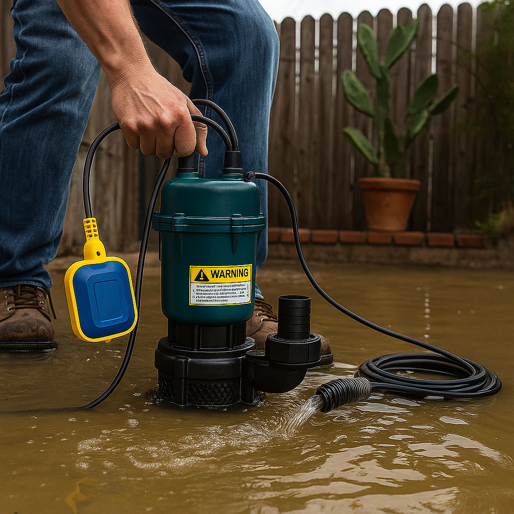 Champion 3750W Profi Szennyvízszivattyú