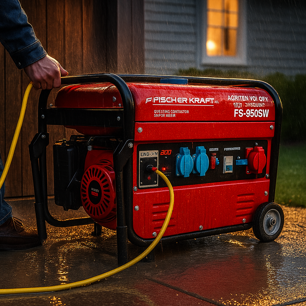 9.5 kW Háromfázisú Benzines Áramfejlesztő