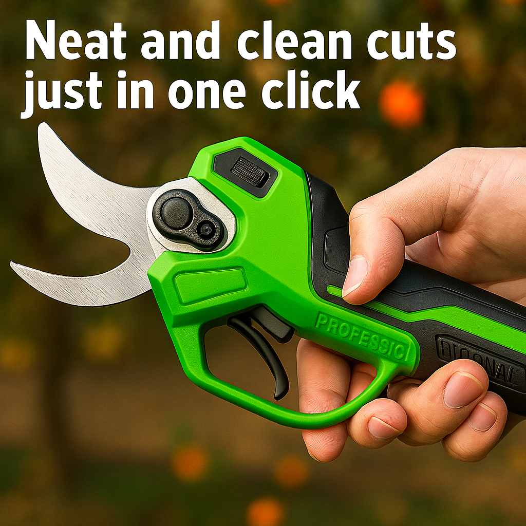 20V Akkus Metszőolló LCD Kijelzővel