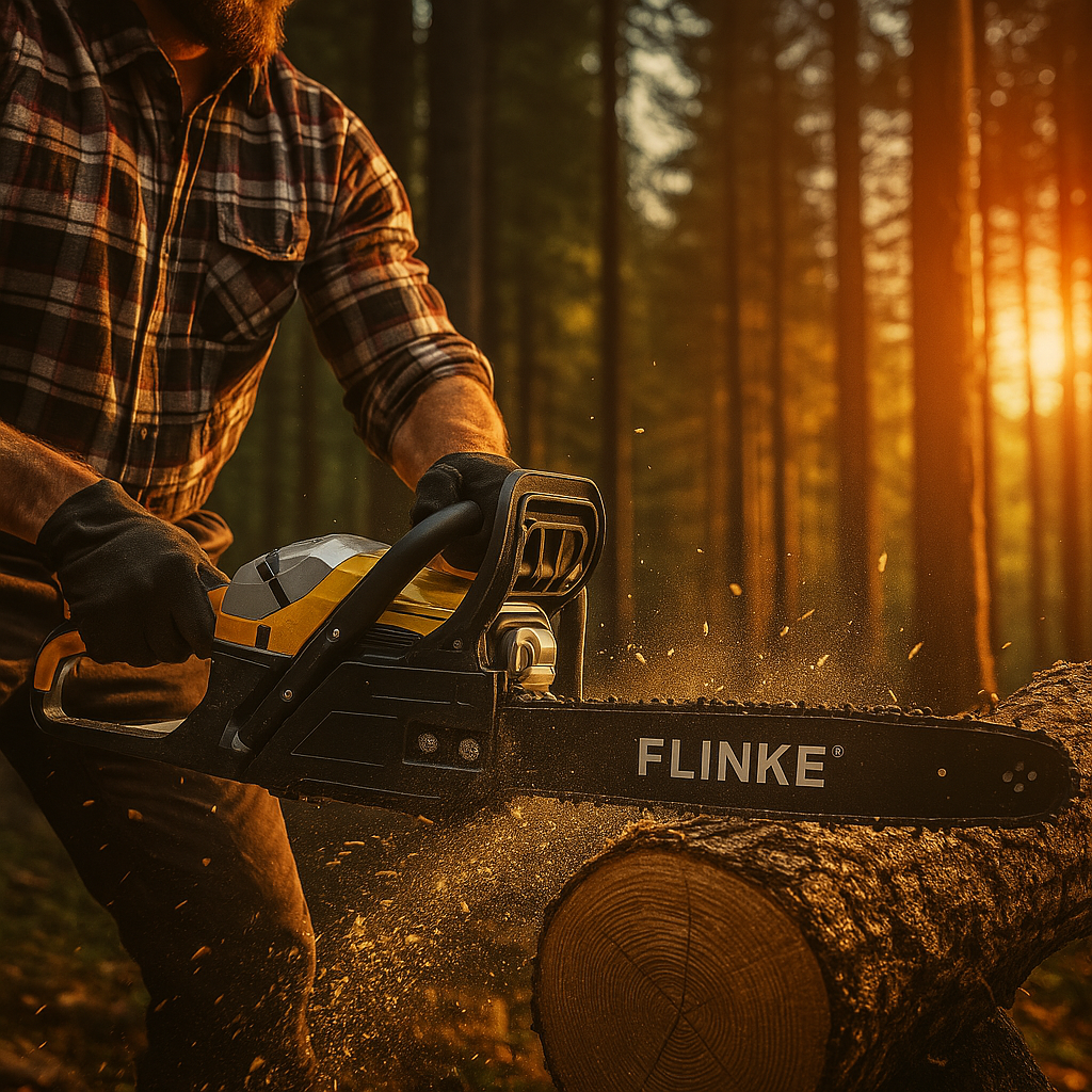 Flinke Benzinmotoros Láncfűrész