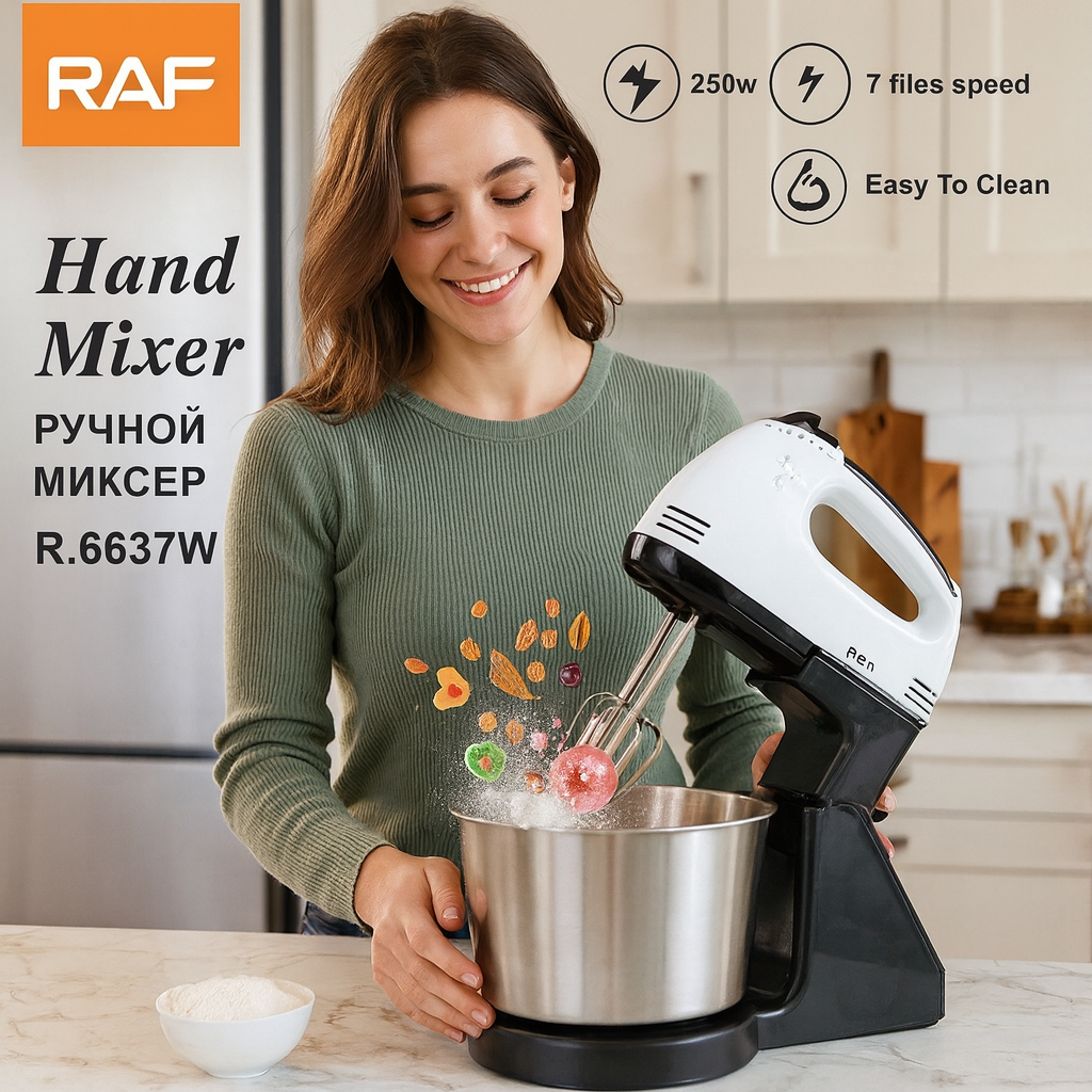 RAF Prémium Állványos Kézi Mixer