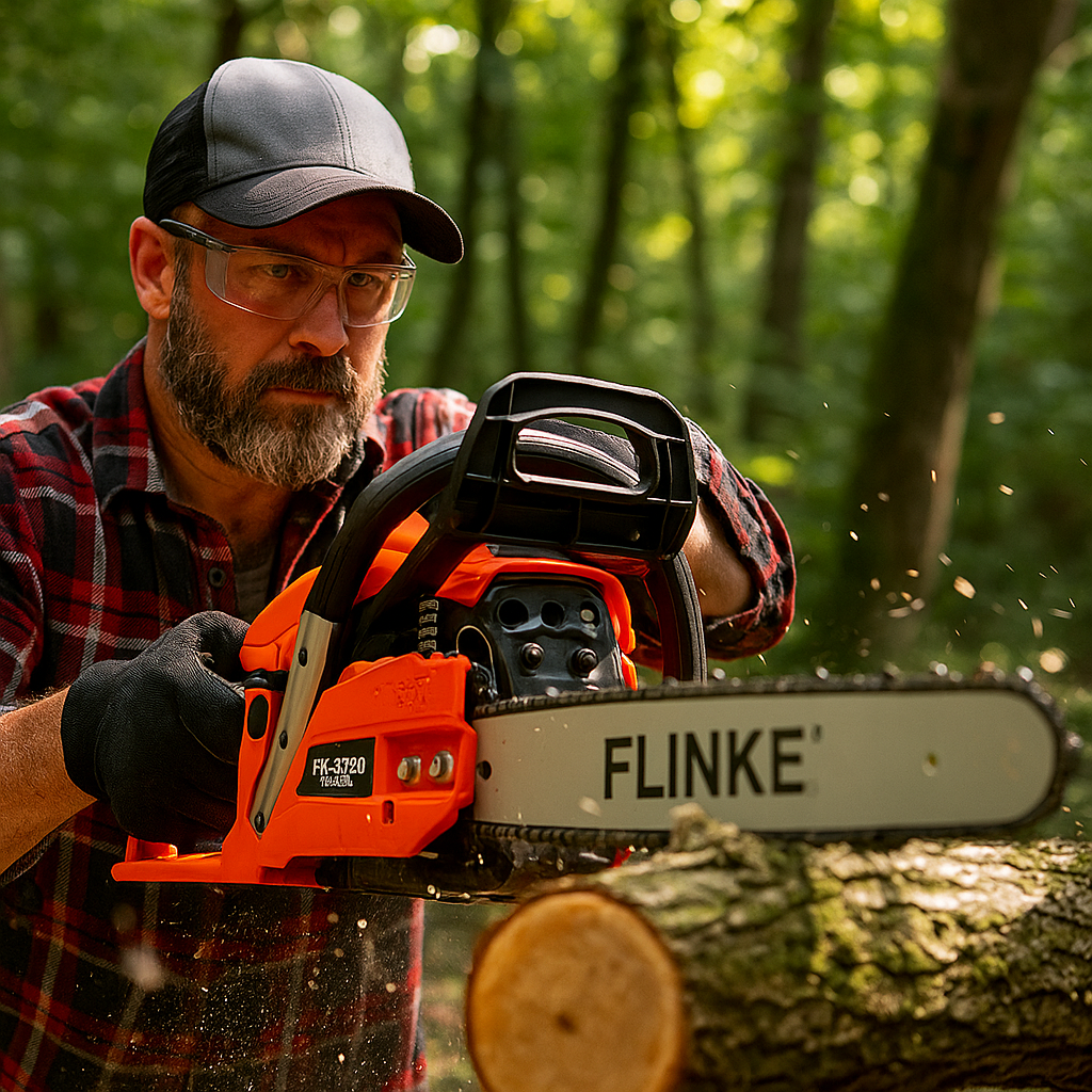 Flinke Benzinmotoros Láncfűrész
