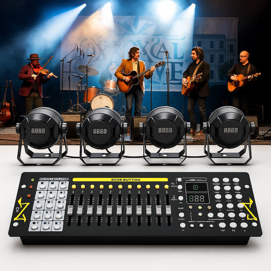 DMX512 Disco 192 Fényvezérlő