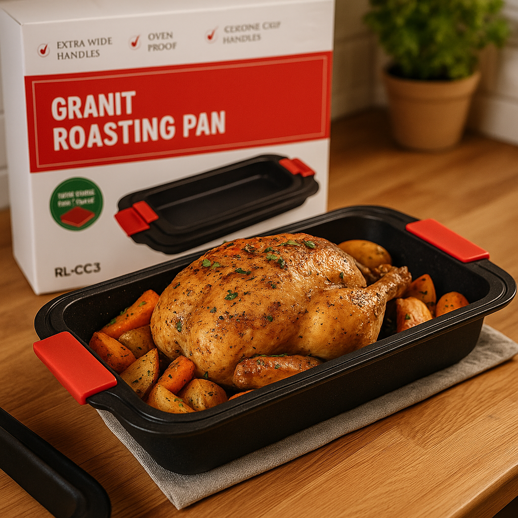 3-Részes Prémium Gránit Bevonatú Tepsikészlet