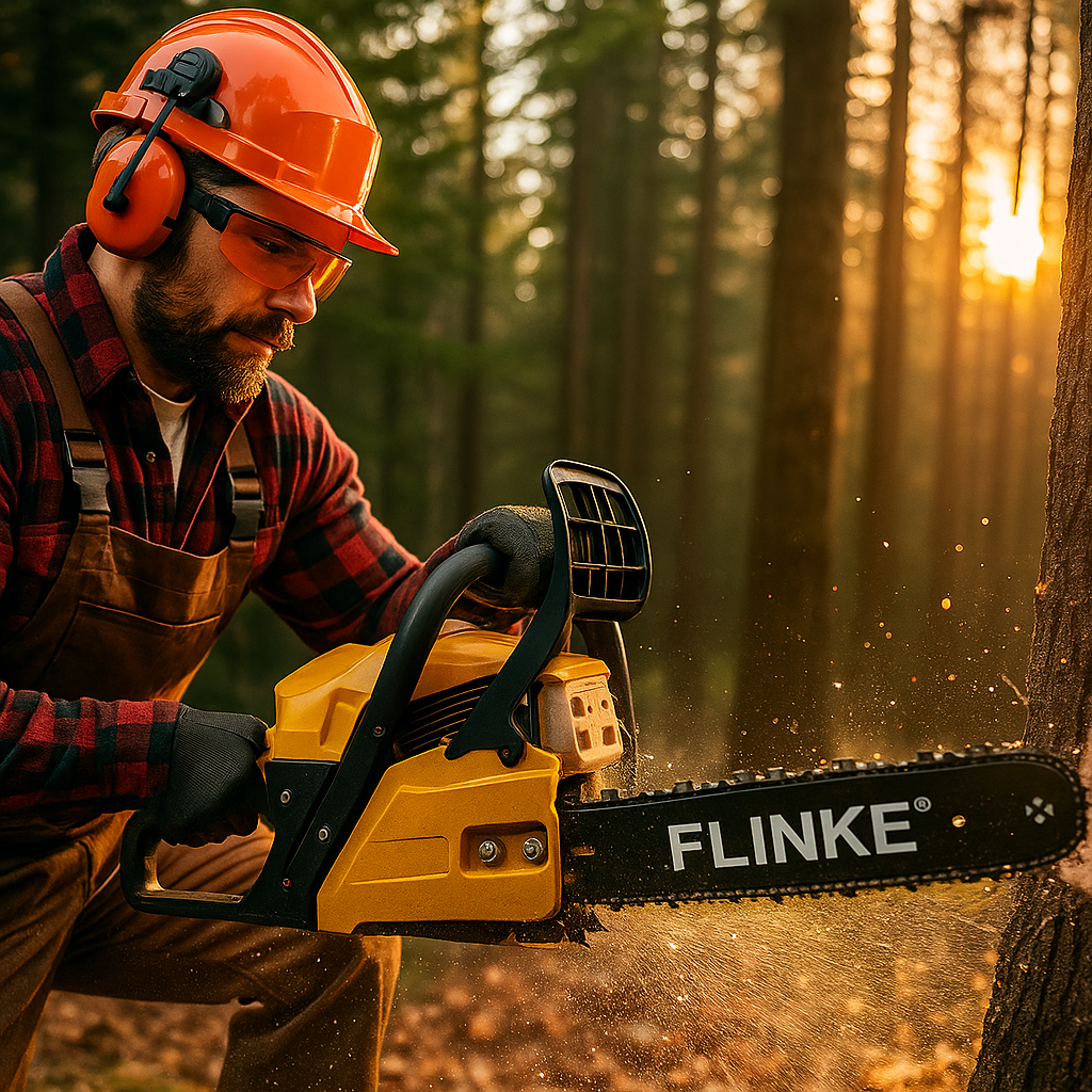 Flinke Benzinmotoros Láncfűrész
