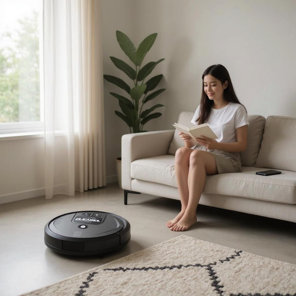 Intelligens robot porszívó seprő és diffúzor