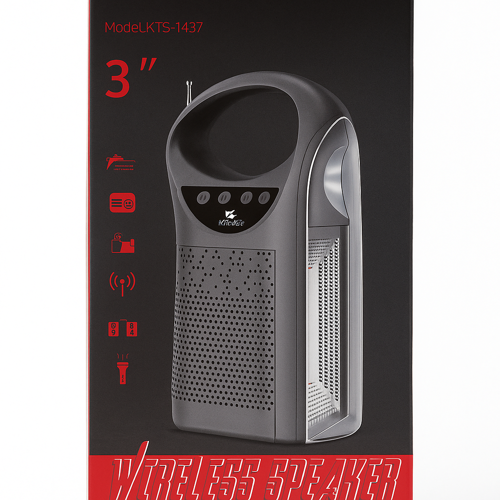 KTS-1437 Vezeték Nélküli Bluetooth Hangszóró