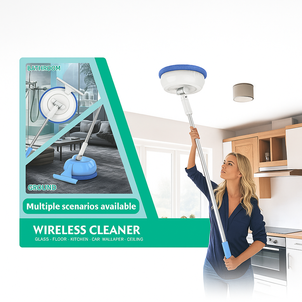 Vezeték Nélküli Teleszkópos Elektromos Felmosó