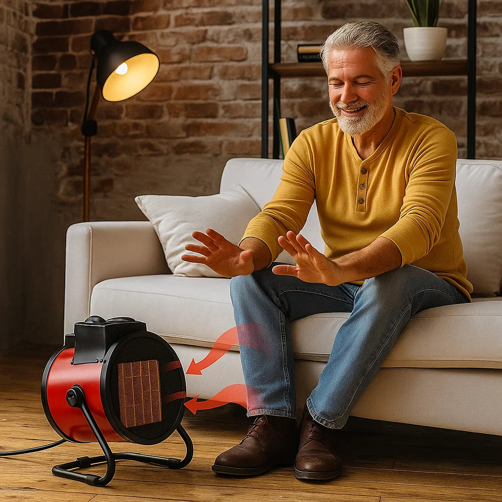 5000W Ipari Teljesítményű Ventilátoros