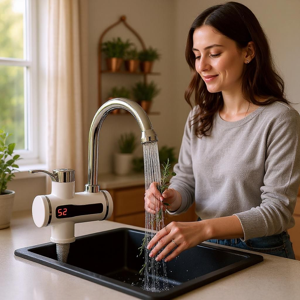 Azonnali melegvíz csaptelep