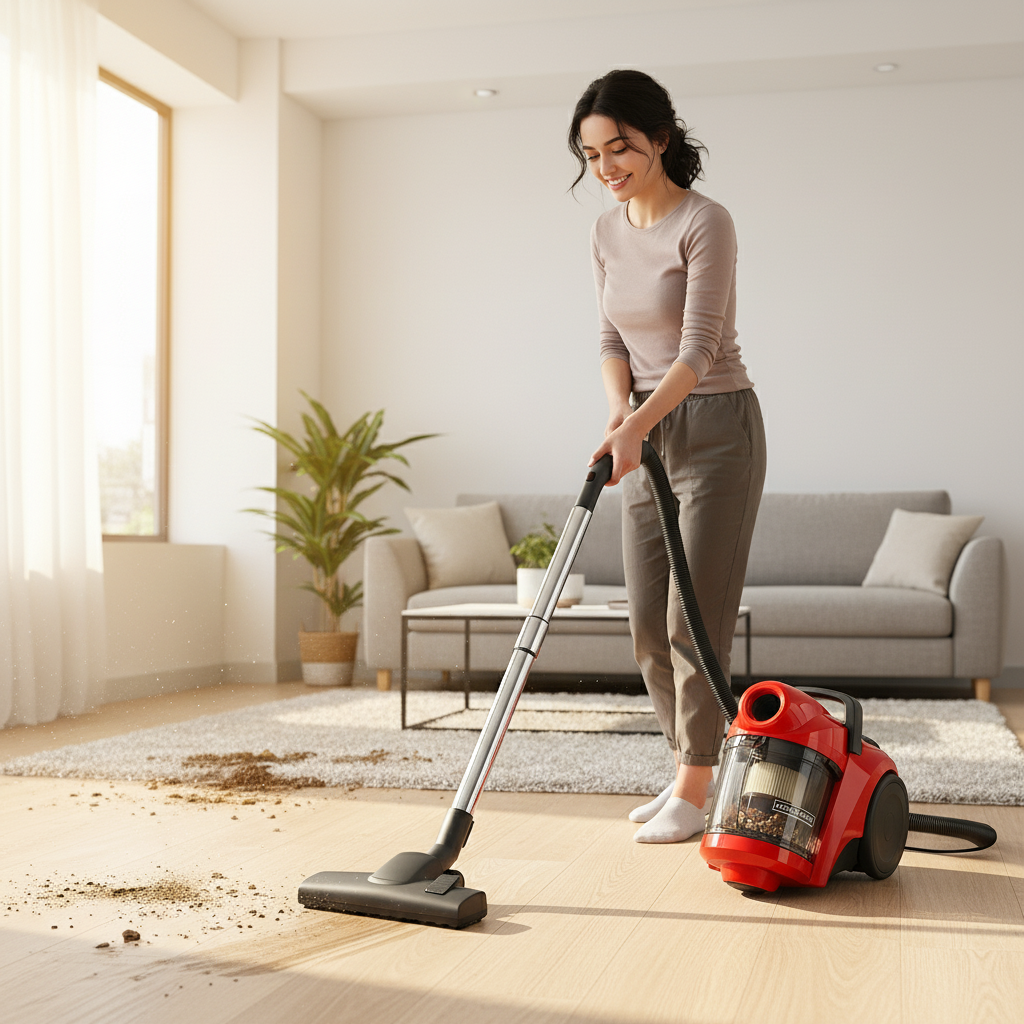 1 000W Ciklonos Porzsák Nélküli Porszívó