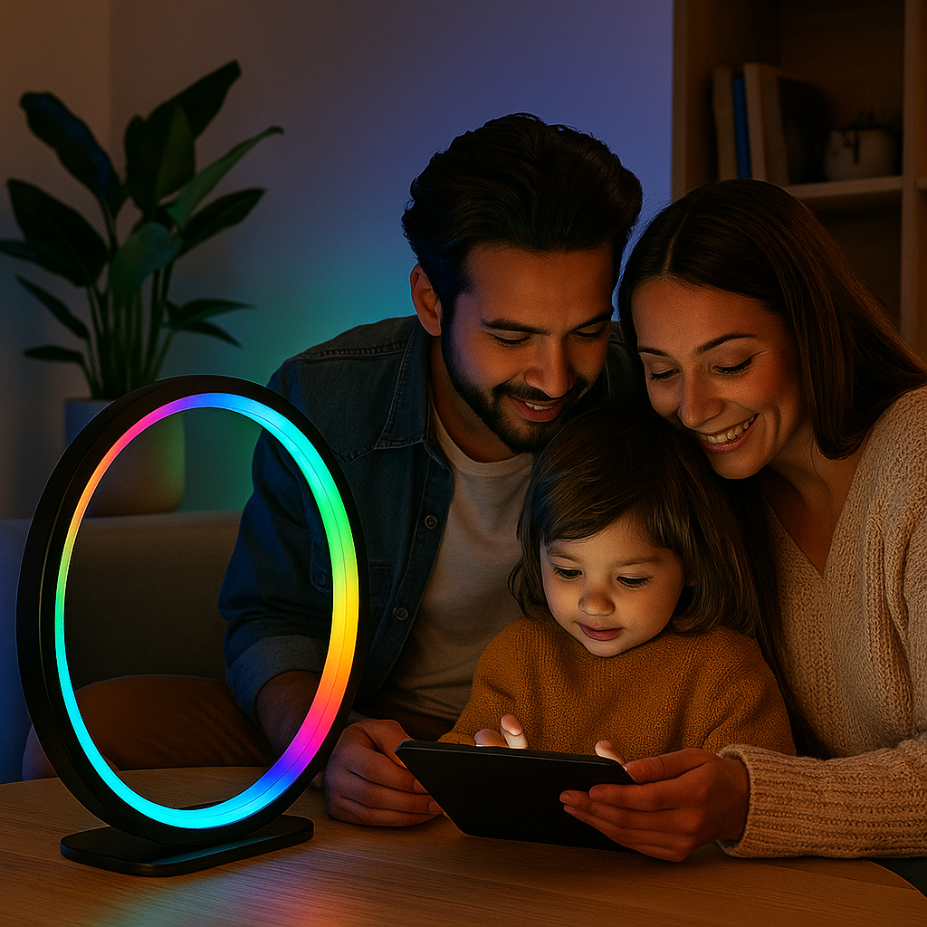 Asztali Okos RGB Gyűrűlámpa