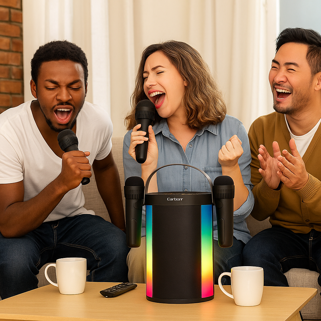 Hordozható Karaoke Bluetooth Hangszóró