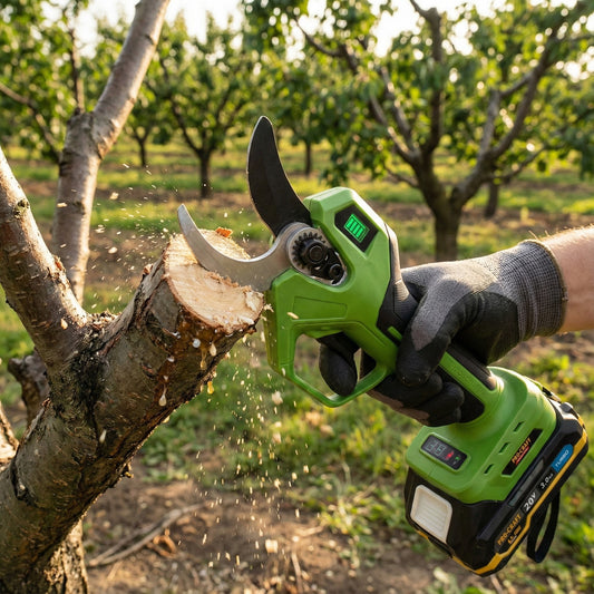 20V Akkus Metszőolló LCD Kijelzővel