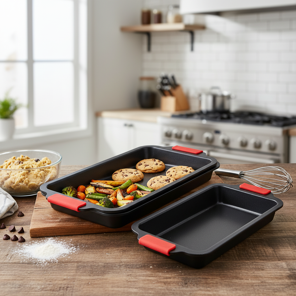 3-Részes Prémium Gránit Bevonatú Tepsikészlet