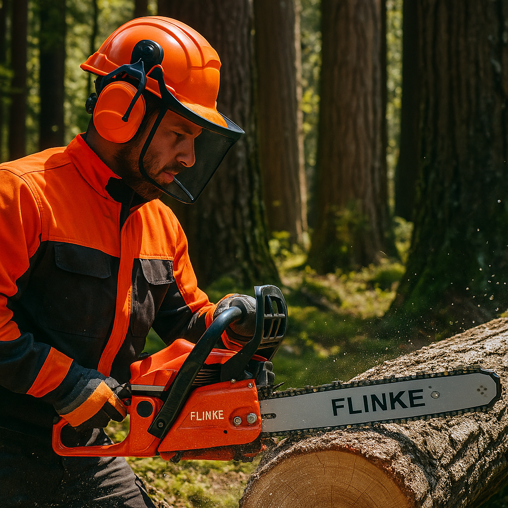Flinke Benzinmotoros Láncfűrész