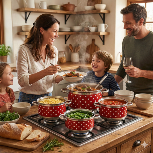 Bachmayer 8 darabos főzőedény készlet