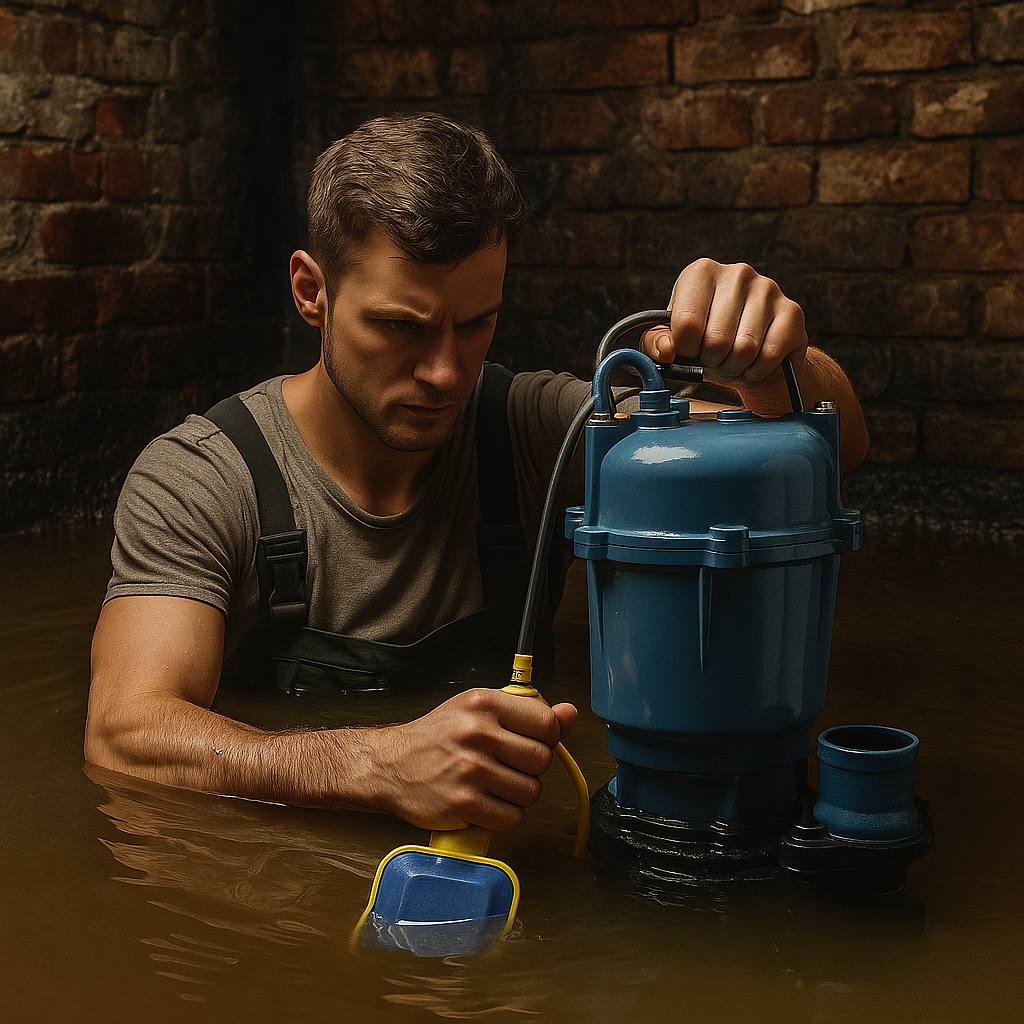 Champion 3750W Profi Szennyvízszivattyú